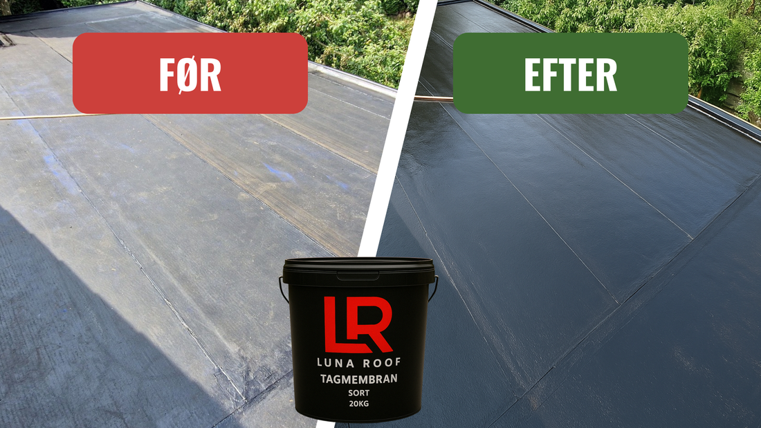 Tagmembran til garage i Ballerup – flot resultat og langtidsholdbar løsning